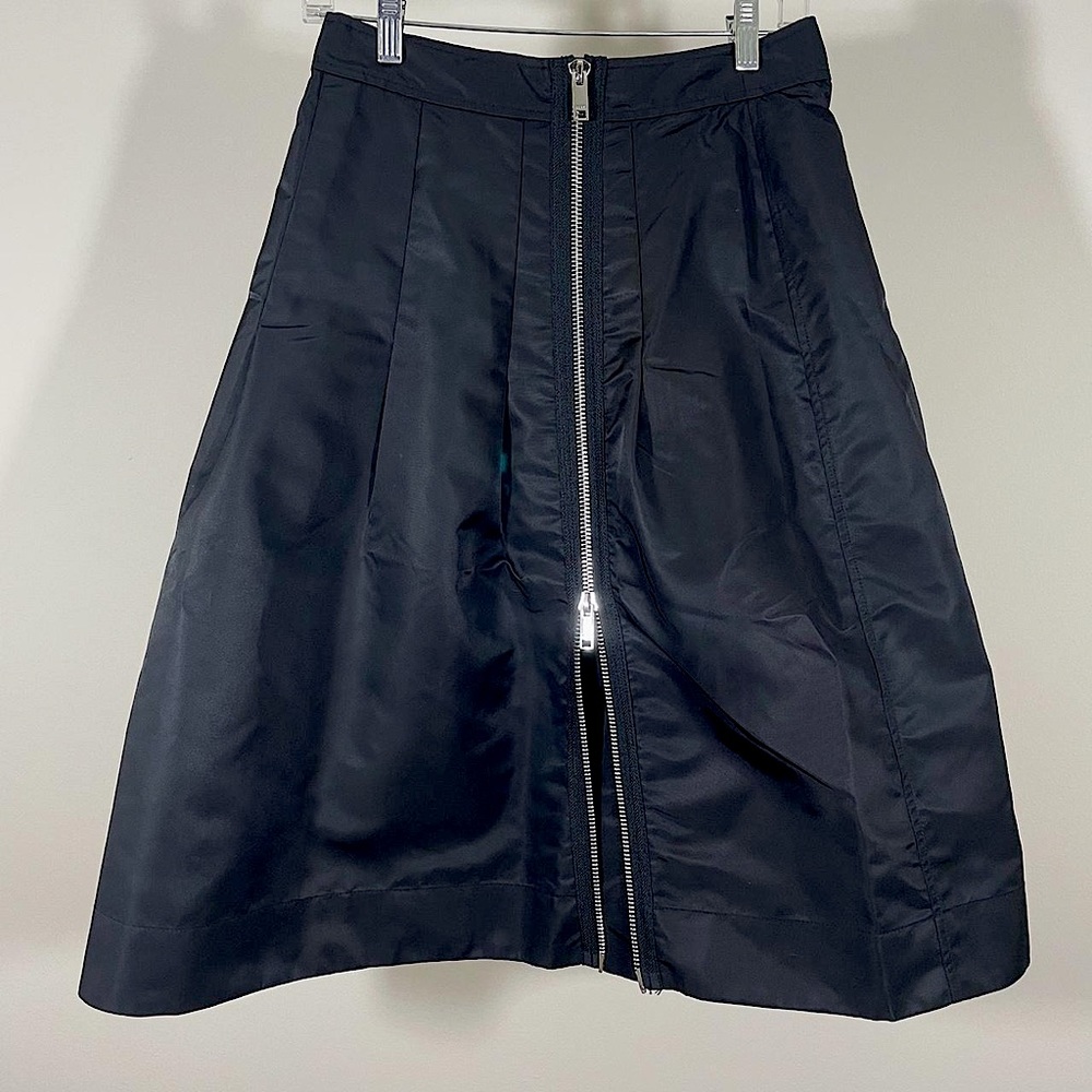 Black Ganni midi skirt